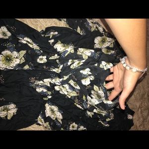 Free People Flower Blouse